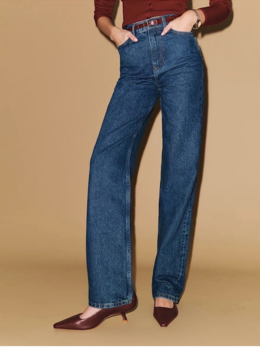 Reformation Wilder High Rise Wide Leg Jeans In Cleary
